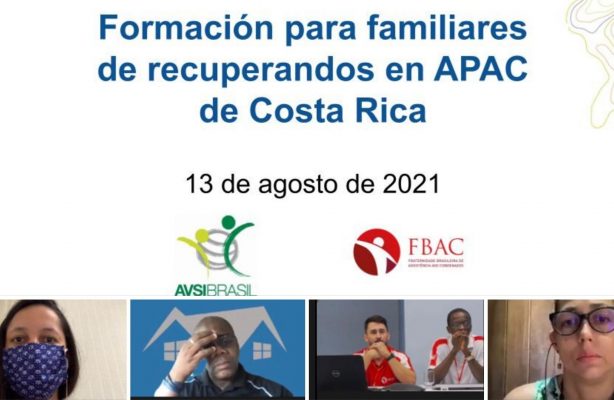 thumbnail de Projeto Além das Fronteiras Brasileiras promove formação para familiares de recuperandos na Costa Rica
