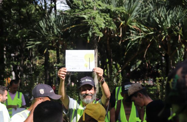 thumbnail de Projeto Revitalizar 4 promove curso de noções de Jardinagem e Arborização para beneficiários