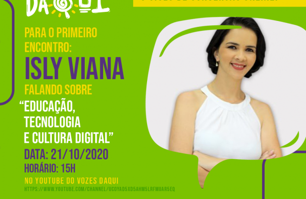 thumbnail de PROJETO VOZES DAQUI PROMOVE A PRIMEIRA SÉRIE DE LIVES SOBRE EDUCAÇÃO
