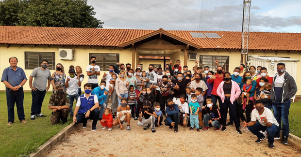 thumbnail de Grupo de venezuelanos é acolhido no Mato Grosso para trabalhar em frigorífico no interior do estado