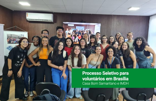 thumbnail de Casa Bom Samaritano e IMDH abrem processo seletivo para serviços voluntários em Brasília